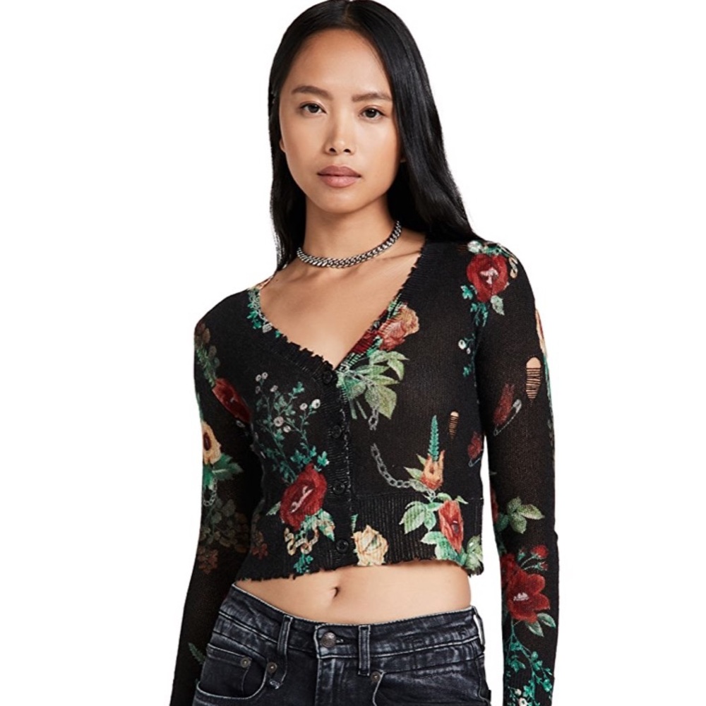 R13 Useless treasures cashmere baby cardigan